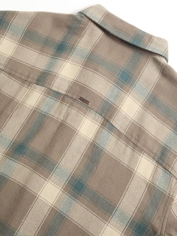 THE BEAR HOUSE Men's Brown Checked Relaxed Fit Cotton Casual Shirt
