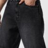 Urbano Fashion Men's Loose Baggy Fit Cut and Sew Panelled Jeans Non-Stretchable